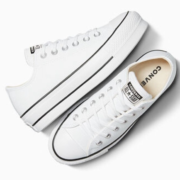 Converse Shoes - SOLD IN STORE Converse Chuck Taylor All Star Lift Platform Leather Size 7